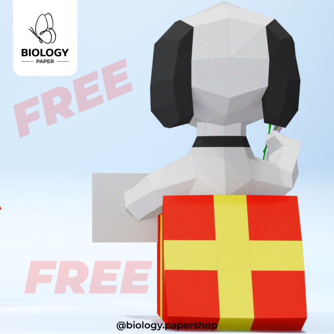 snoopy con flores y I <3 mom - Imagen 3